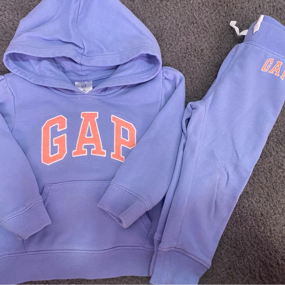Periwinkle Sweat pants & Hoodie